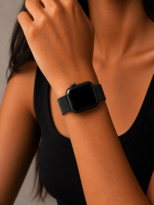 Meshloop Magnetic Bracelet - Black